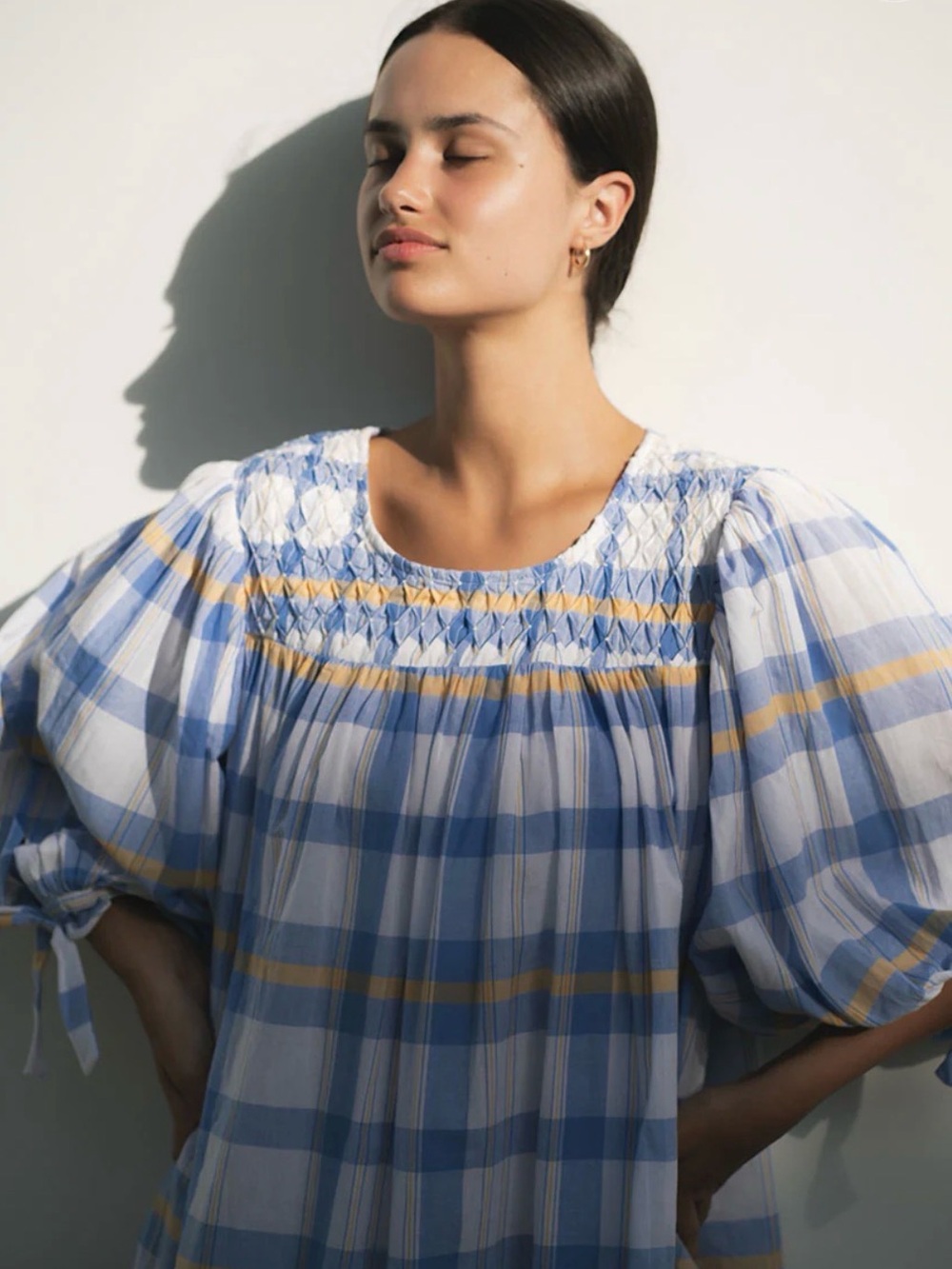 Daughters of India Blue Freya Dress